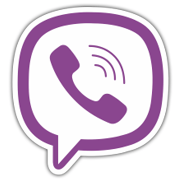 Car & Motorbike Stickers: Viber Icon