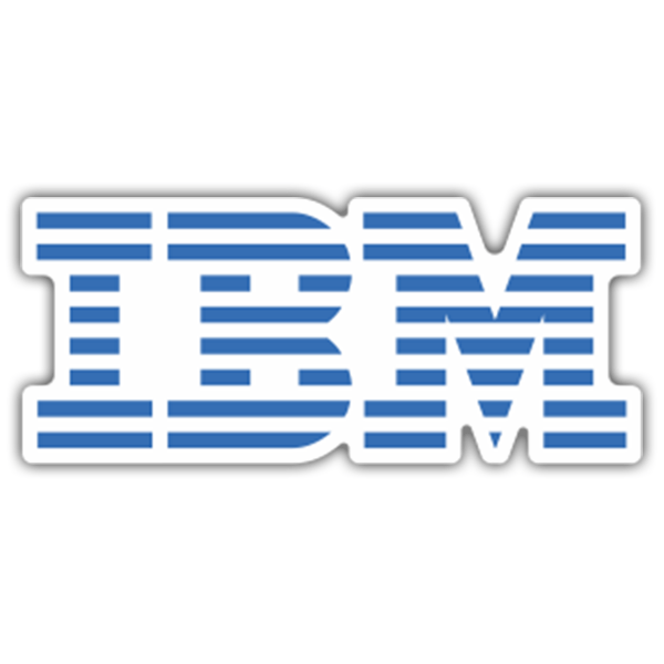 Car & Motorbike Stickers: IBM
