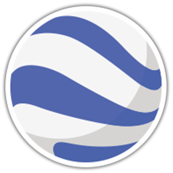 Car & Motorbike Stickers: Google Earth