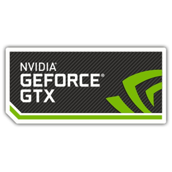 Car & Motorbike Stickers: NVIDIA GeForce GTX 2.0