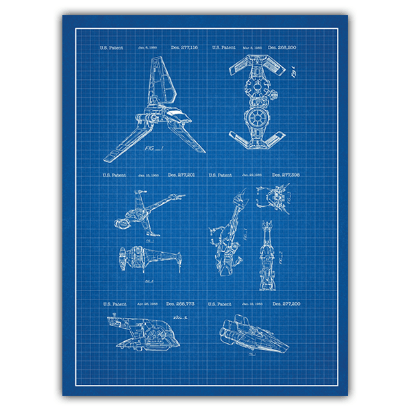 Wall Stickers: Imperial Lambda Ship