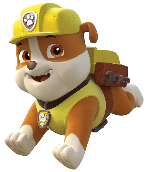 Stickers for Kids: Paw Patrol - Rubble in Action