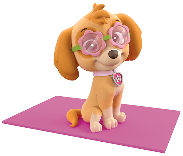 Stickers for Kids: Paw Patrol - Skye taking the Sun