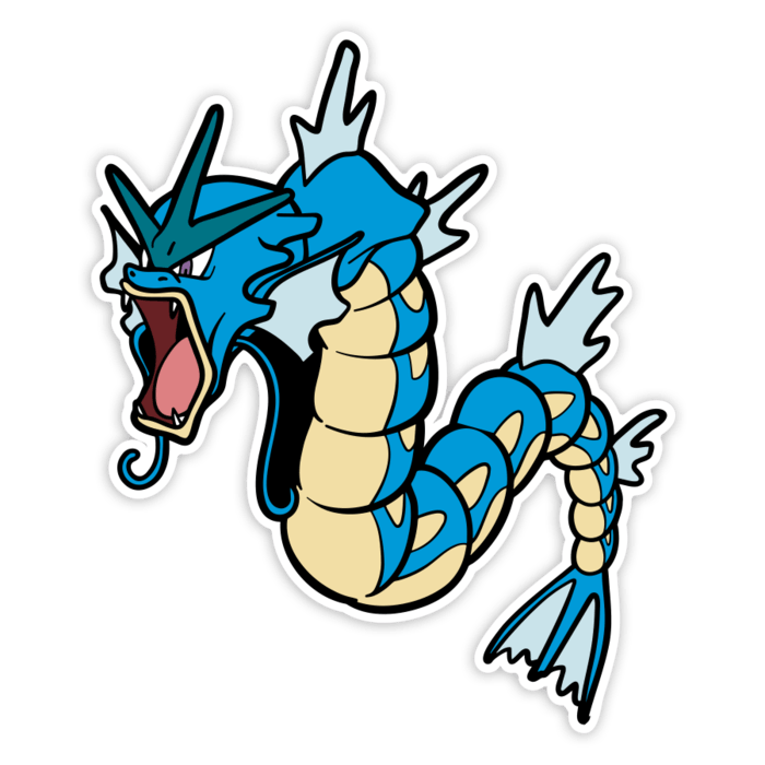 Car & Motorbike Stickers: Classic Furious Gyarados