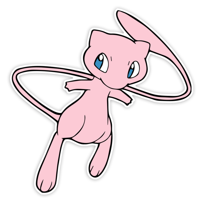 Car & Motorbike Stickers: Classic Floating Mew