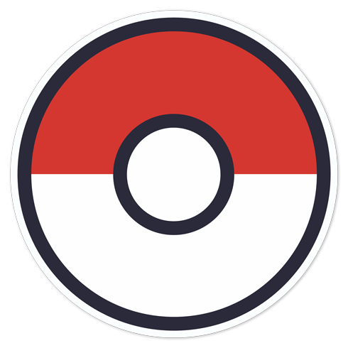 Wall Stickers: Pokeball - Pokémon Go