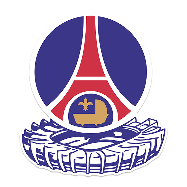 Wall Stickers: PSG Shield year 1982