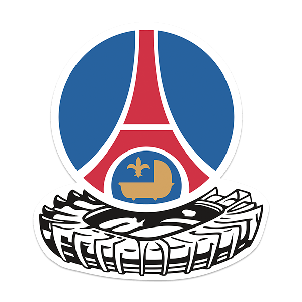 Wall Stickers: PSG Shield 1980