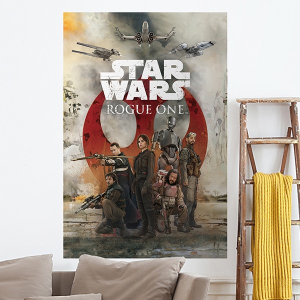 Wall Stickers: Adhesive poster Star Wars Rogue One Alliance