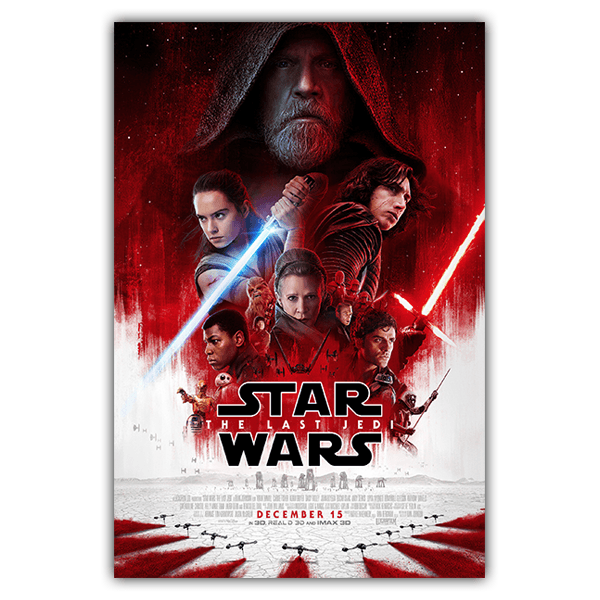 Wall Stickers: Adhesive poster Star Wars The last Jedi