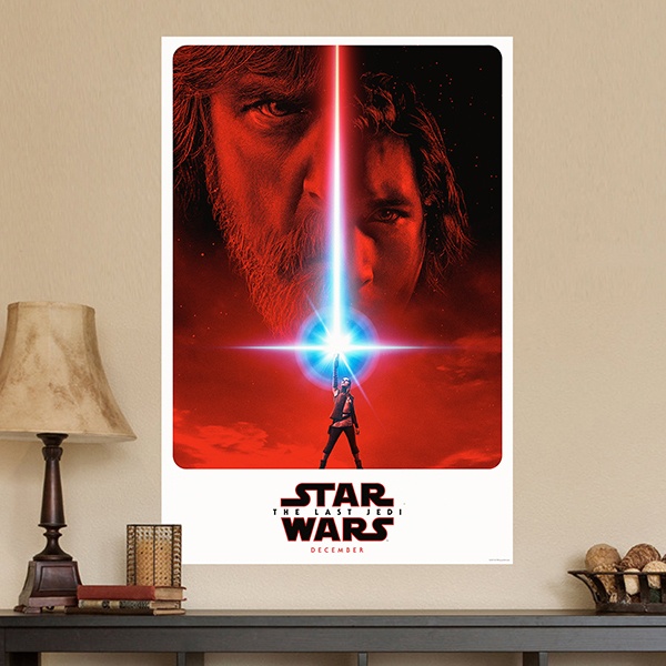 Wall Stickers: Poster Adhesive Star Wars Episode VIII