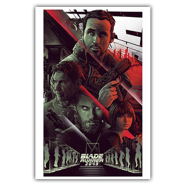 Wall Stickers: Adhesive poster Blade Runner 2049 Comic