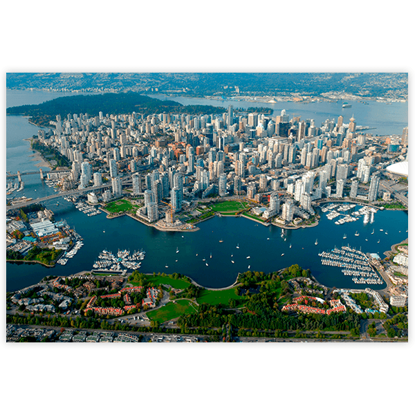 Wall Stickers: Adhesive poster Manhattan Island