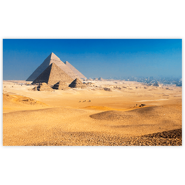 Wall Stickers: Adhesive poster Pyramids of Giza