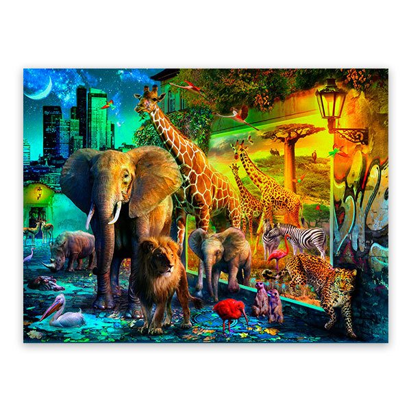 Wall Stickers: Animals at night