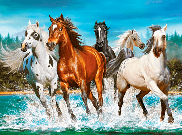 Wall Stickers: Herd of horses