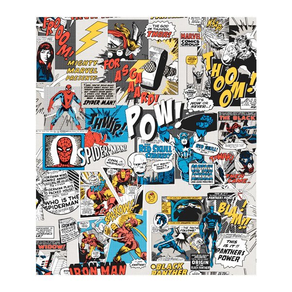 Wall Stickers: Marvel Comic Book