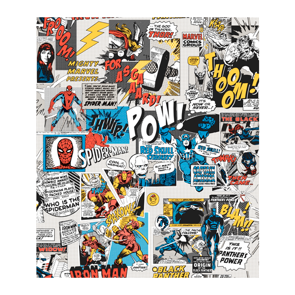 Wall Stickers: Marvel Comic Book