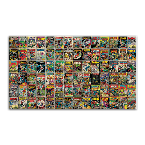 Wall Stickers: Comic Collage