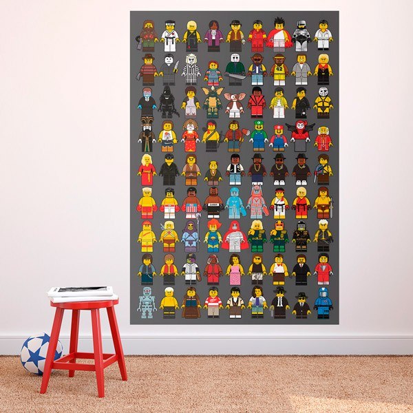 Wall Stickers: Lego film actors