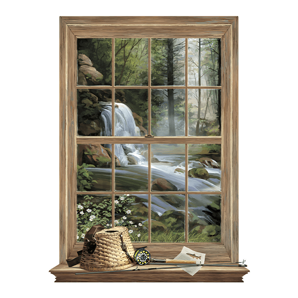 Wall Stickers: Window to the waterfall