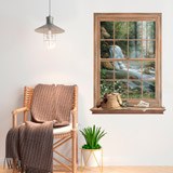 Wall Stickers: Window to the waterfall 3