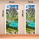 Wall Stickers: Mountain gate and lake 4