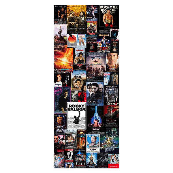 Wall Stickers: 80's and 90's Cinema Films