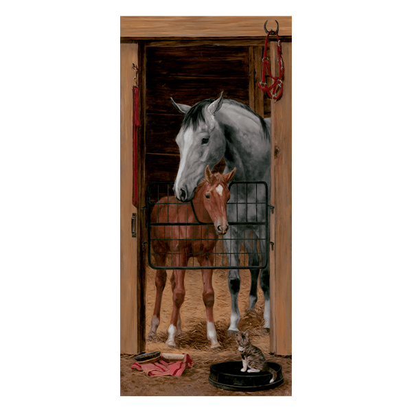 Wall Stickers: Horse stables