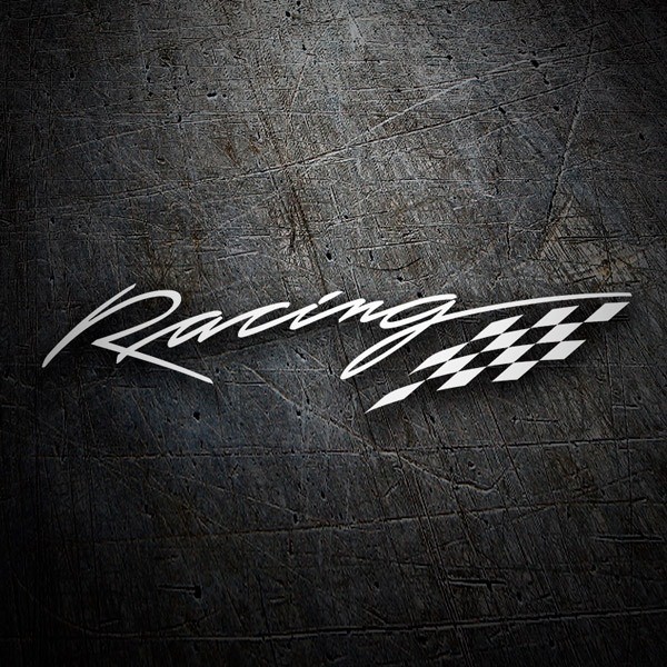 Car & Motorbike Stickers: Racing