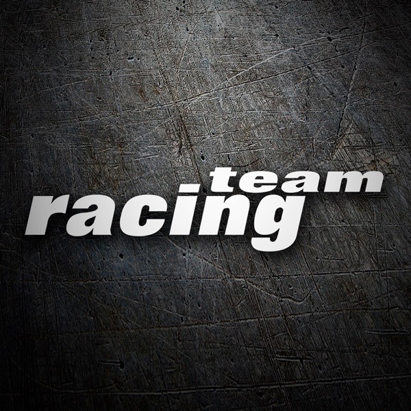 Car & Motorbike Stickers: Racing Team