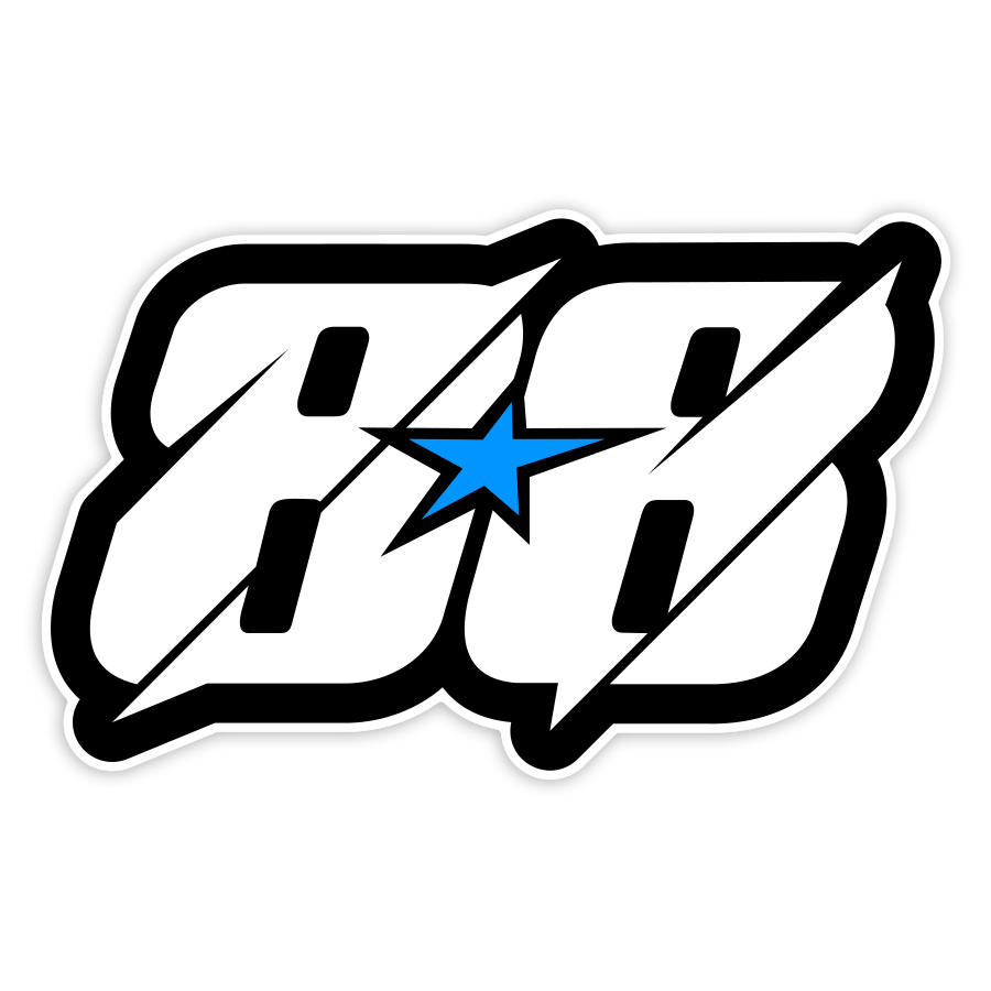 Car & Motorbike Stickers: Miguel Oliveira Number 88 MotoGP