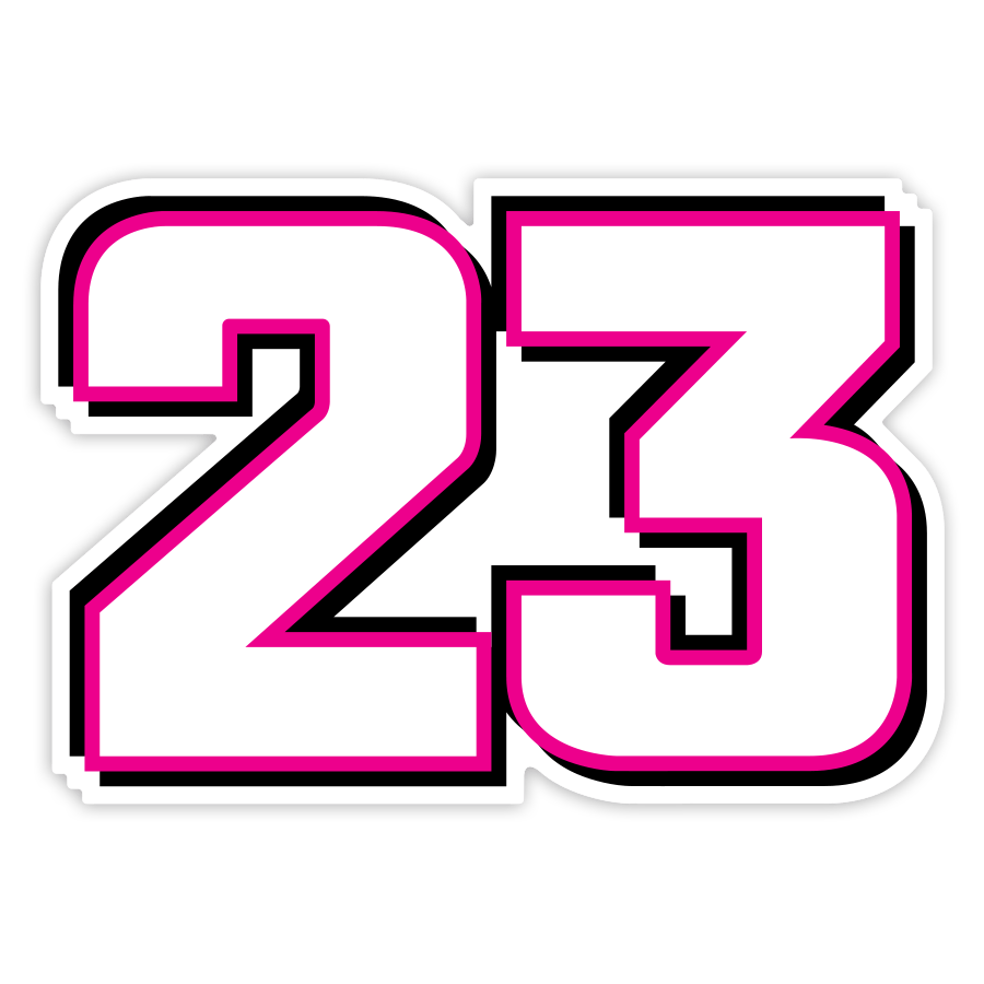 Car & Motorbike Stickers: Enea Bastianini Number 23 MotoGP