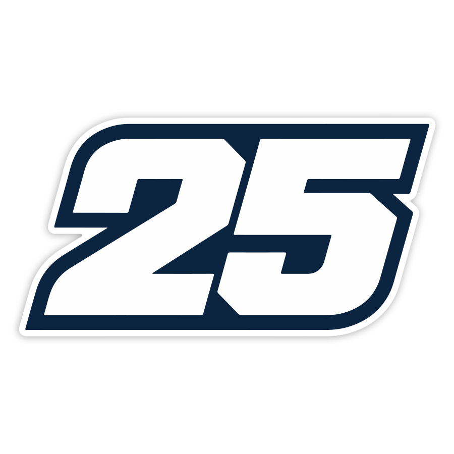 Car & Motorbike Stickers: Raúl Fernández Number 25 MotoGP