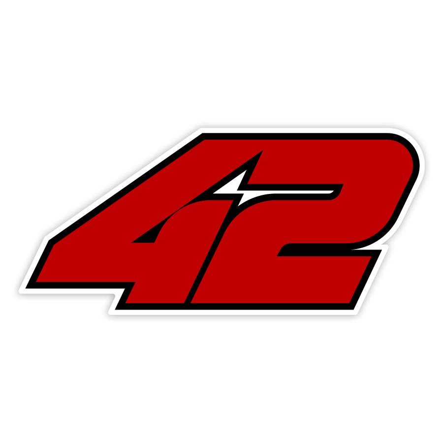 Car & Motorbike Stickers: Álex Rins Number 42 MotoGP