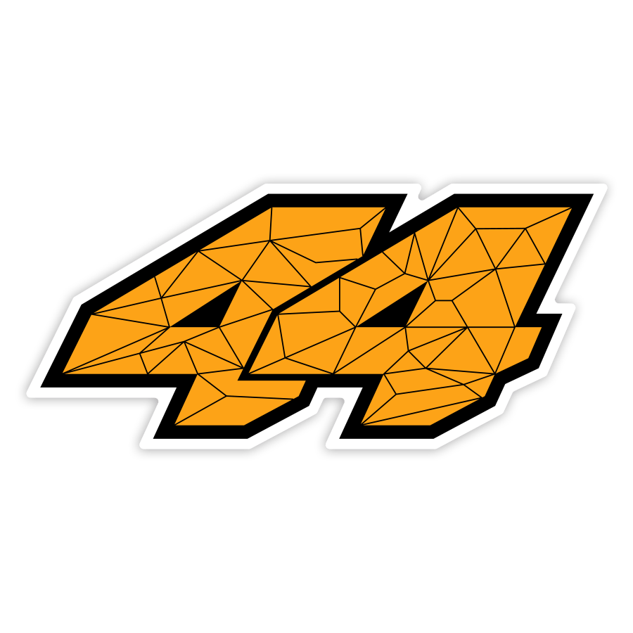 Car & Motorbike Stickers: Number 44 MotoGP Pol Espargaró