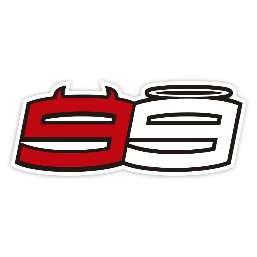 Car & Motorbike Stickers: Number 99 MotoGP Jorge Lorenzo