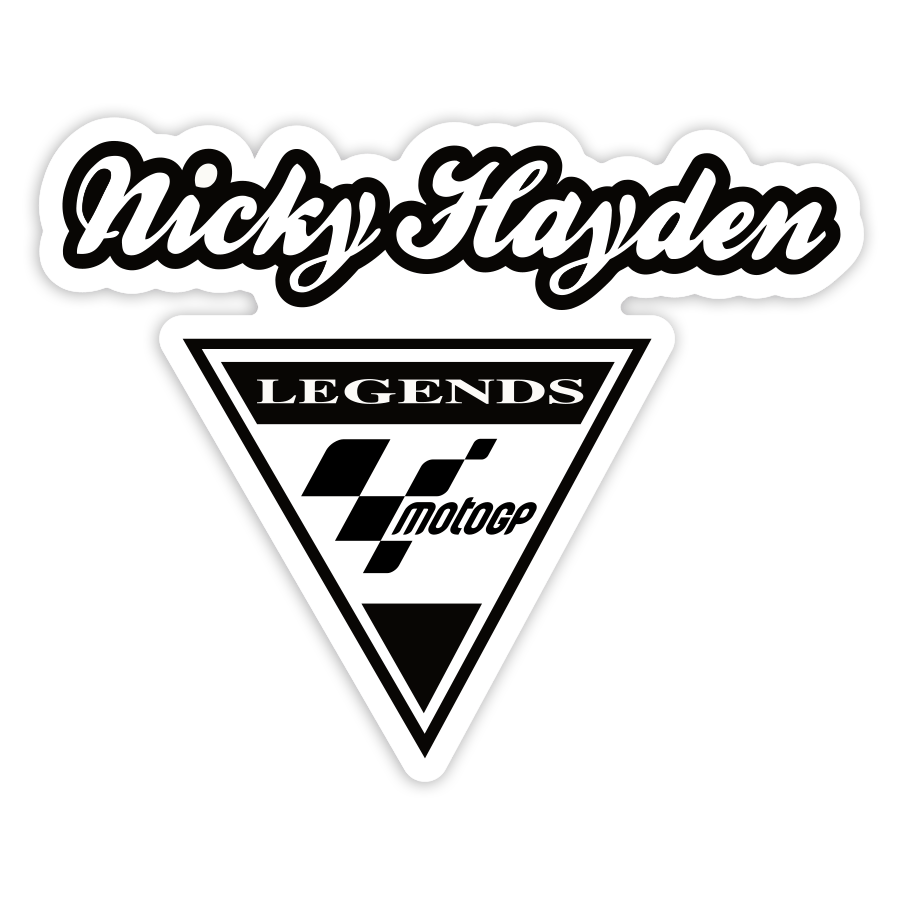Car & Motorbike Stickers: MotoGP Legend Nicky Hayden