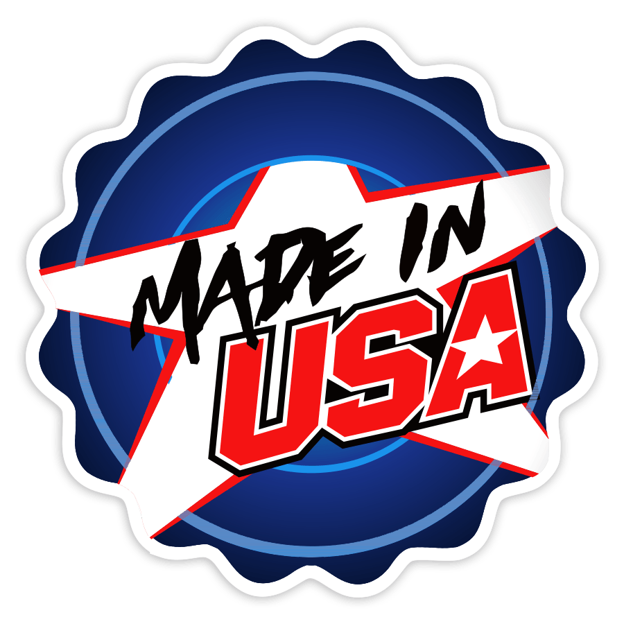 Car & Motorbike Stickers: Made in USA Racing Style
