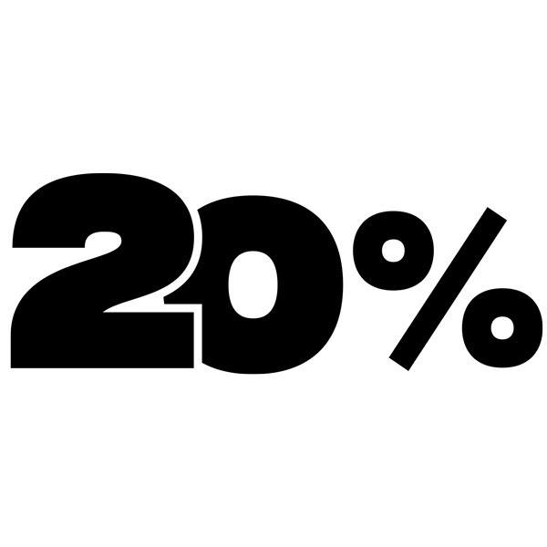 Wall Stickers: 20%
