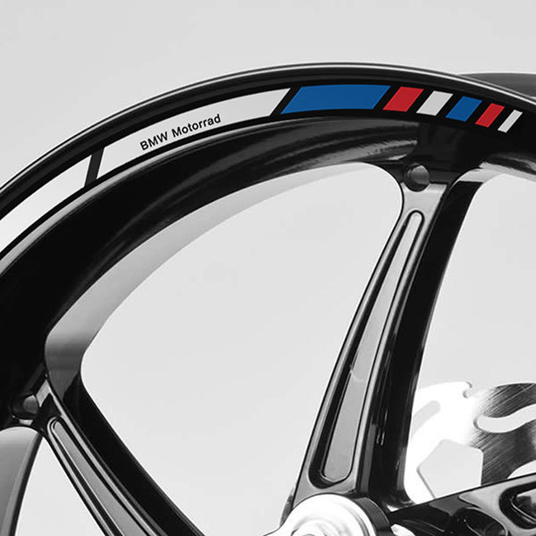 Car & Motorbike Stickers: Kit rim stripes sticker BMW F800R