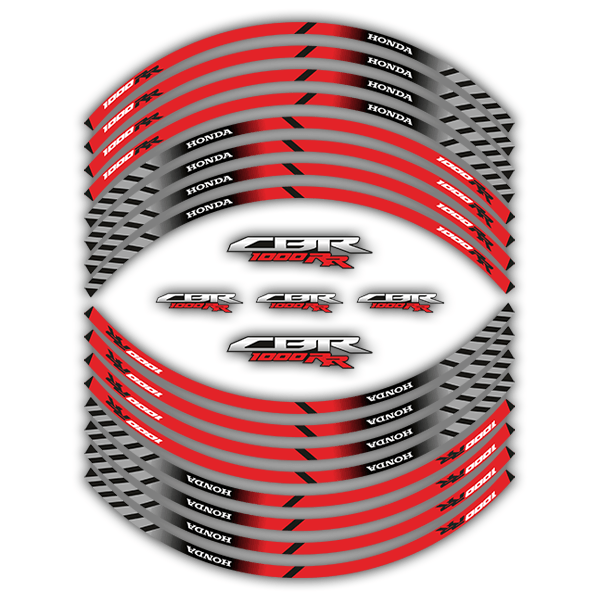Car & Motorbike Stickers: Rim stripes sticker Honda CBR