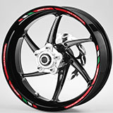 Car & Motorbike Stickers: Kit rim stripes sticker Ducati Multistrada 4