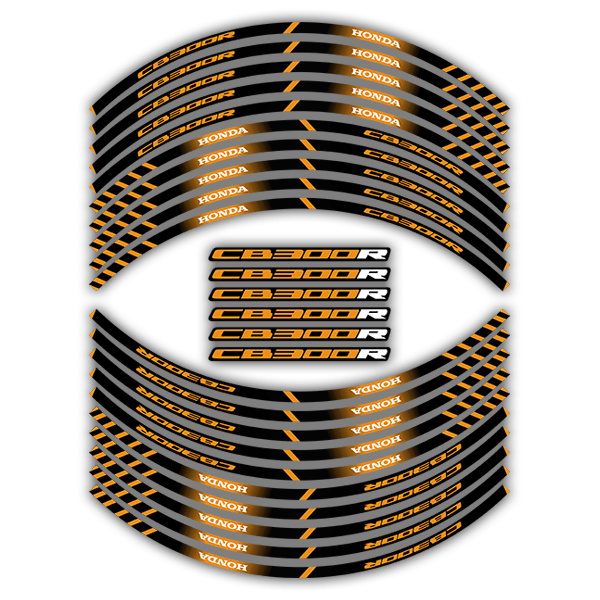 Car & Motorbike Stickers: Rim stripes sticker Honda CB 300R