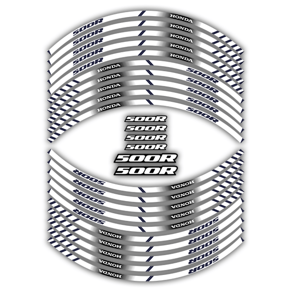 Car & Motorbike Stickers: Rim stripes sticker Honda CB 500 R