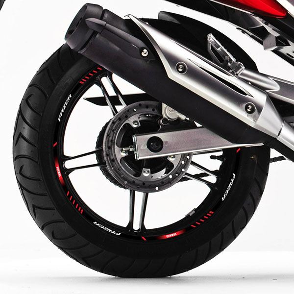 Car & Motorbike Stickers: Rim stripes sticker Yamaha Fazer 250