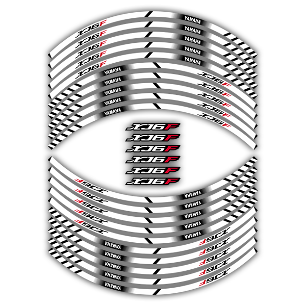 Car & Motorbike Stickers: Rim stripes sticker Yamaha XJ6F