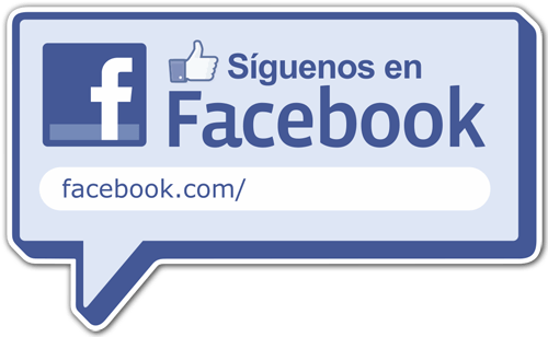 Wall Stickers: Síguenos en Facebook