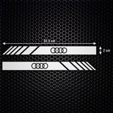 Car & Motorbike Stickers: Mirror Stickers Audi Logo 4