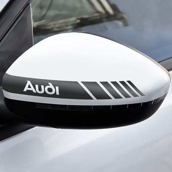 Car & Motorbike Stickers: Mirror Stickers Audi
